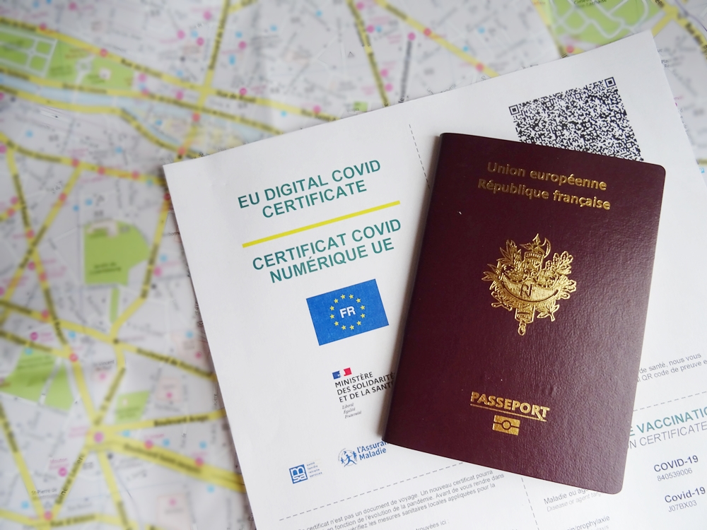 Passeport et attestation covid