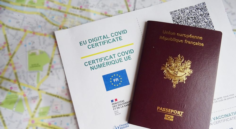 Passeport et attestation covid